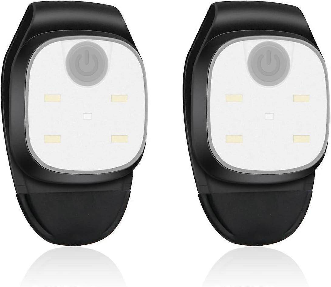 LED Headlamp Chest Light 2 Pieces Running Light with 4 Lighting M