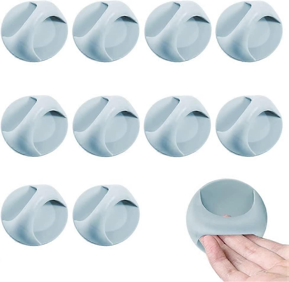 10 Pieces Round Self Adhesive Window Handle Helper, Self Stick Drawer Handles, Wardrobe Handle
