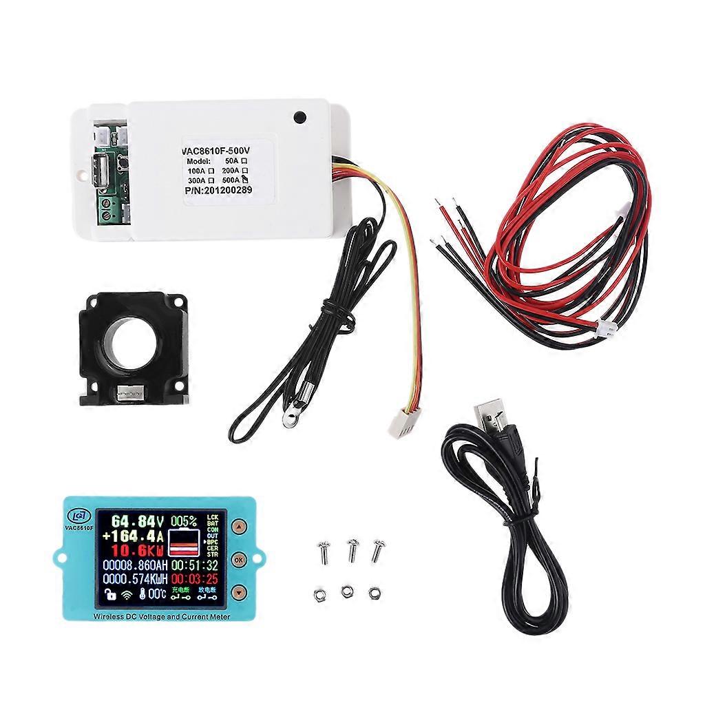 LCD Display Battery Monitor Meter Voltage Current Tester Power Checker