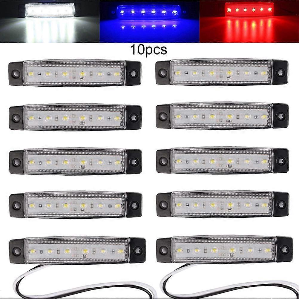 2023New 10Pcs Waterproof Marine Boat Kayak LED Lamps Boat Deck Anti-collision Light Boat Navigation Indicator for Bow and Stern