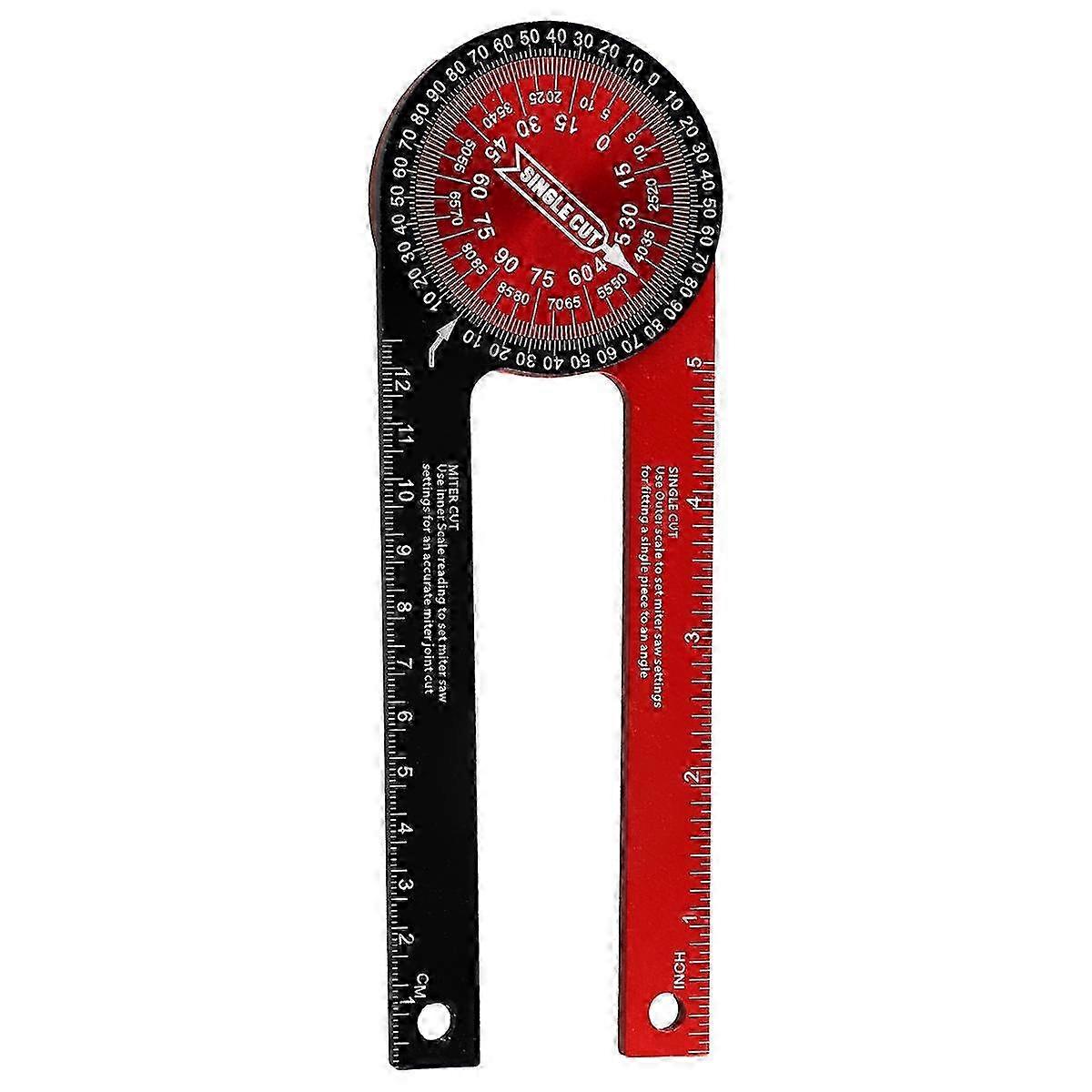 360 Degree Angle Gauge Woodworking Horizontal Angle Gauge Angle Cutting Locator Diy Angle Ruler Angle Measuring Device