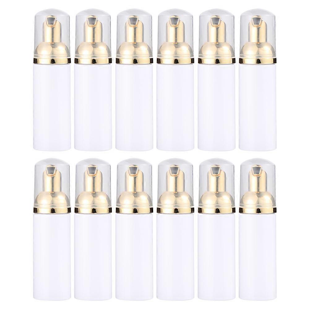 12Pcs 30ml Empty Facial Cleanser Foaming Bottles Travel Portable Dispenser