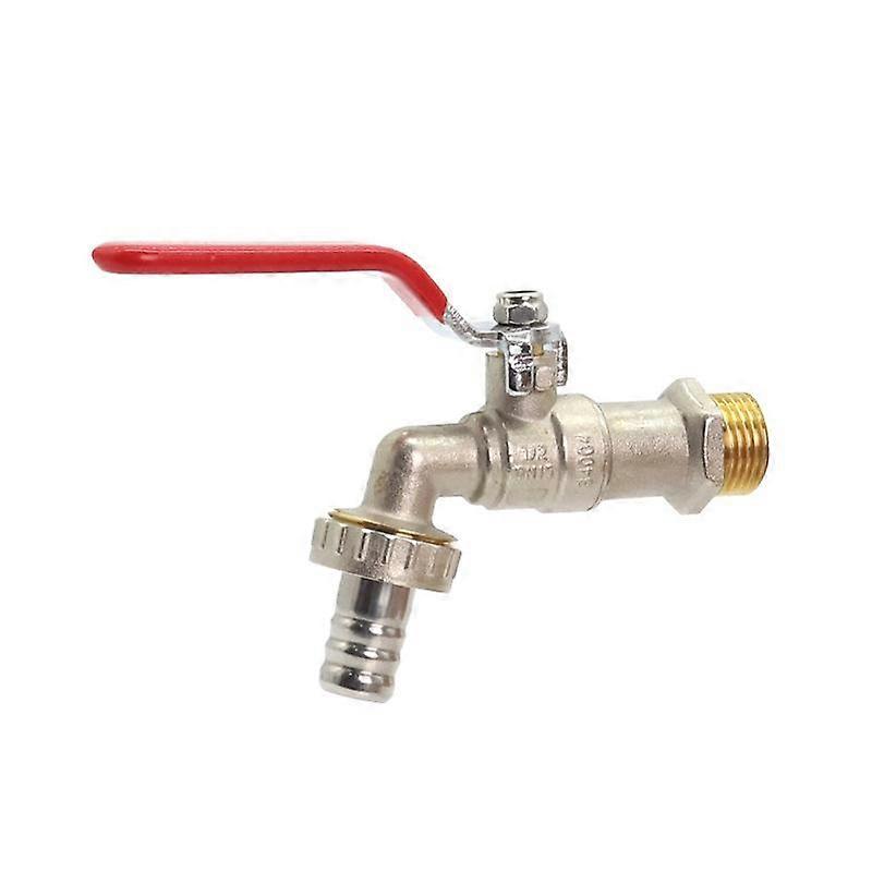 Kugletap - Fladt håndtag - 1/2 han - 3/4 næseforbindelse