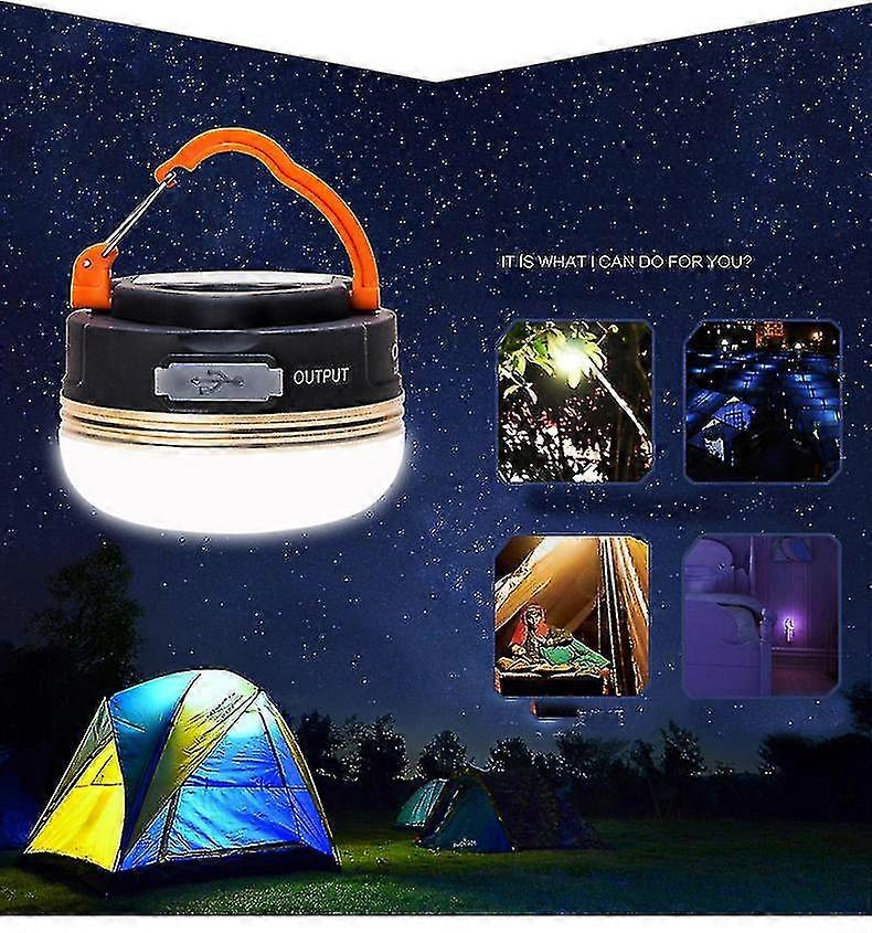 Camping Light Usb Tent Lamp Outdoor Emergency Light