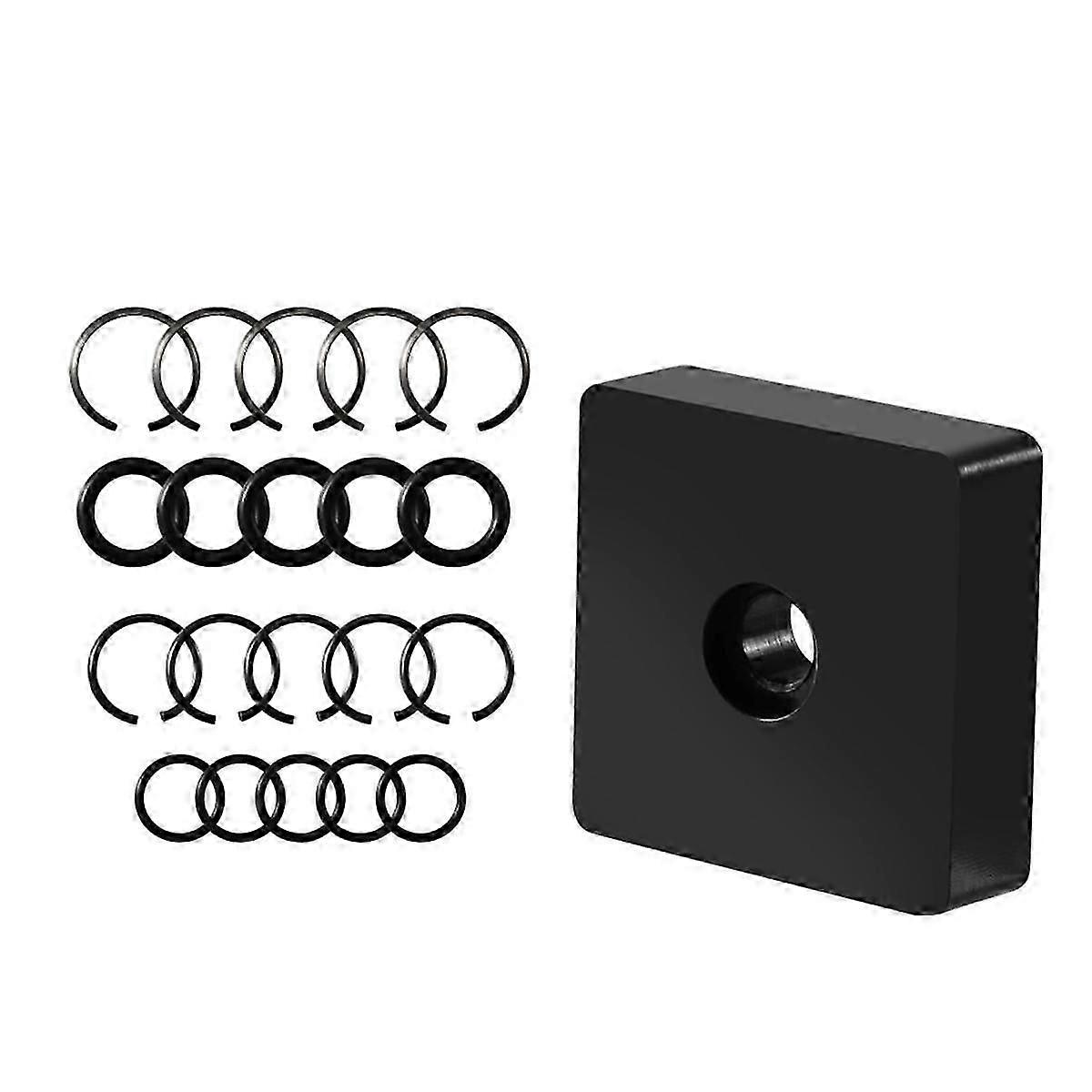 Clipe de anel de retenção de impacto de 1/2 polegada e 3/8 de polegada com ORing compatível com chave de impacto elétrica ou pneumática