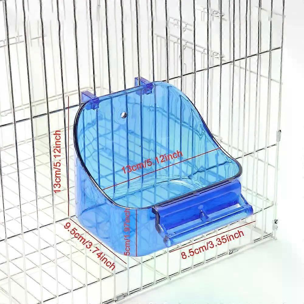 Bird Bath for Cage Parrot Bathing Tub Bird Cage Bath Bird Bathtub Pool Convenient Thick Sturdy for Cockatiel Parrots Small Birds