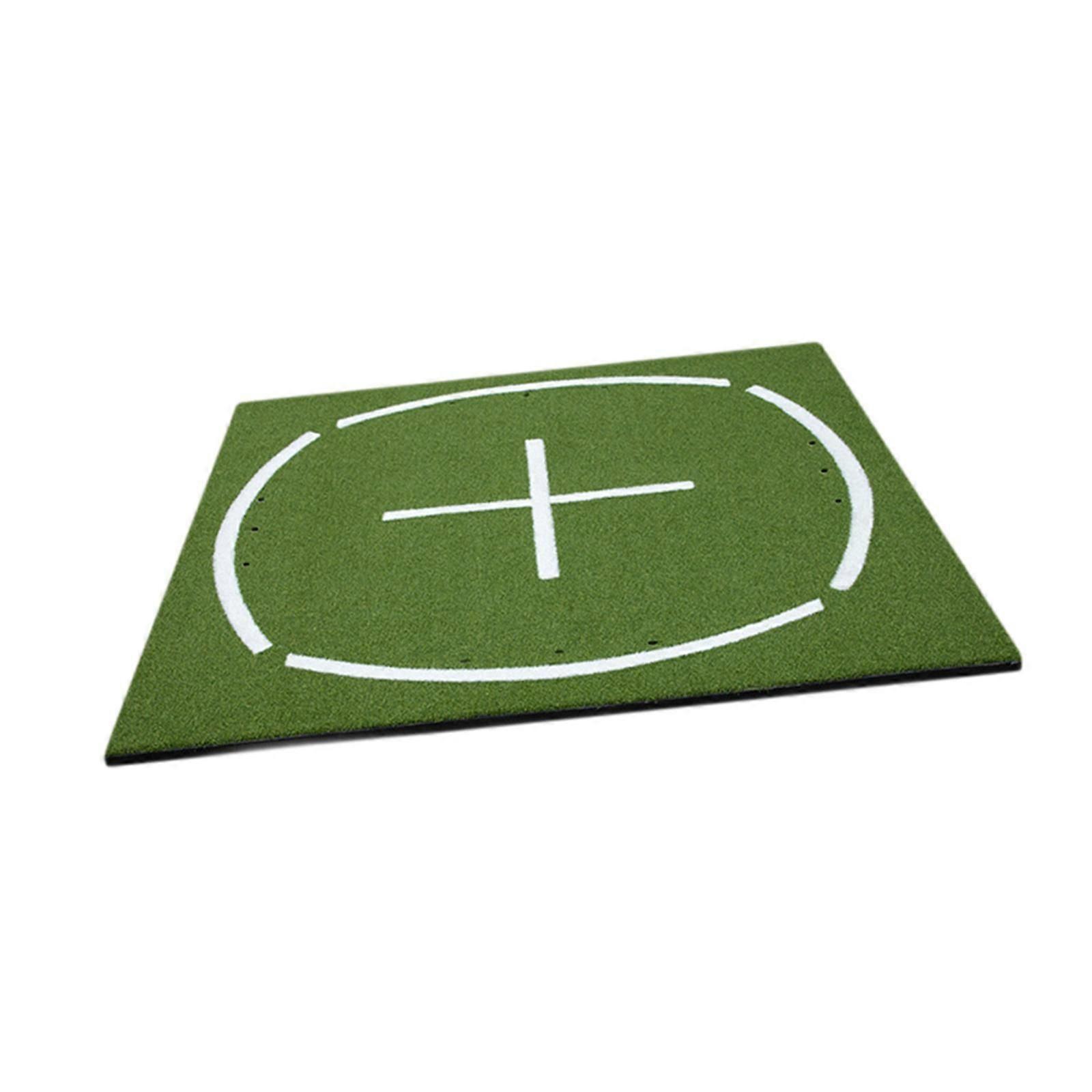 Golf Training Mat 150cmx150cm for Men Swing Path Feedback Outdoor Activities