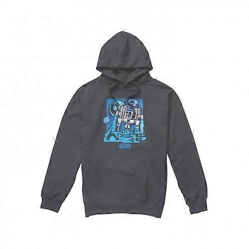 Star Wars Mens Papercut R2-D2 Hoodie
