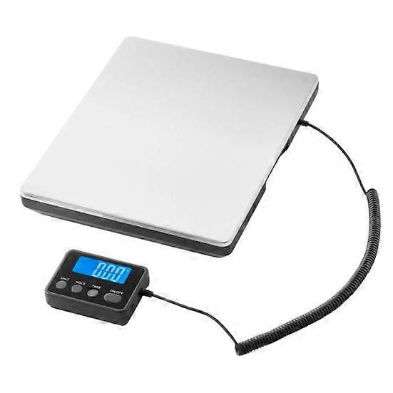 Digital Postal Scale LCD Display Heavy Duty Stainless Steel Shipping Scale High Accuracy 200Kg/0.01Kg Rechargeable Mail