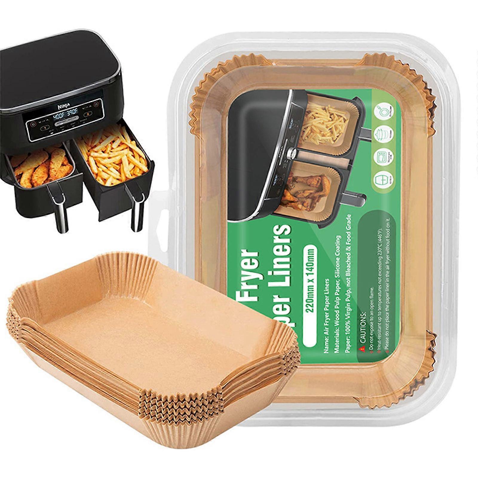 Ninja Foodi Dual Fryer Paper Liners, PE Material