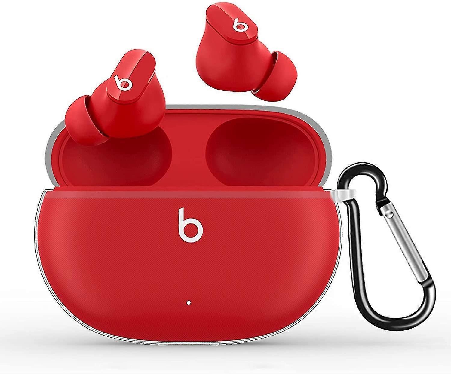 Compatible With Beats Studio Buds 2021 Case , Soft Tpu Skin Case Cover Shock-absorbing Protective Case With Keychain