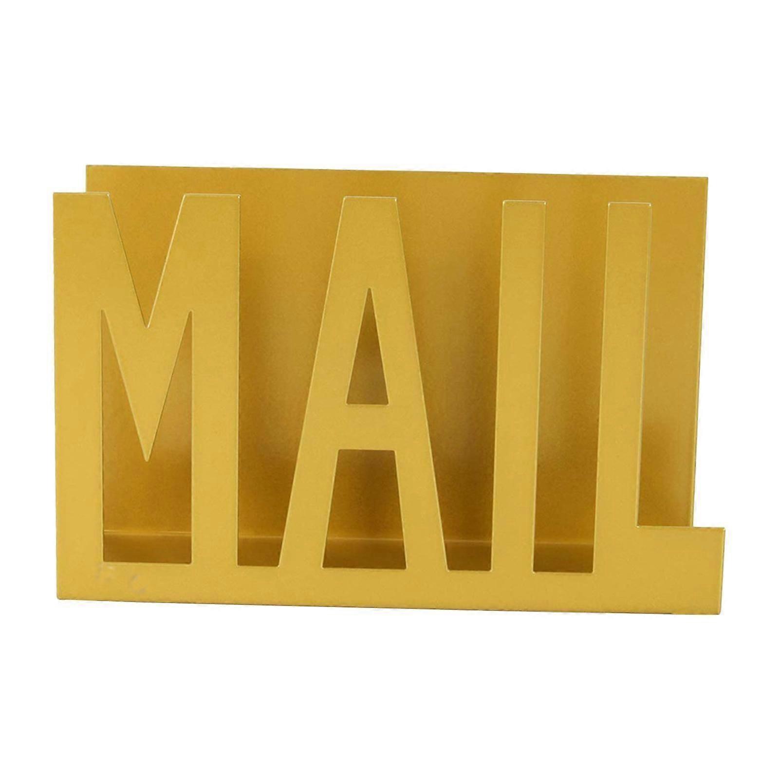 Alphabet Storage Rack Decor European Style File Shelf for Tabletop Desk Home