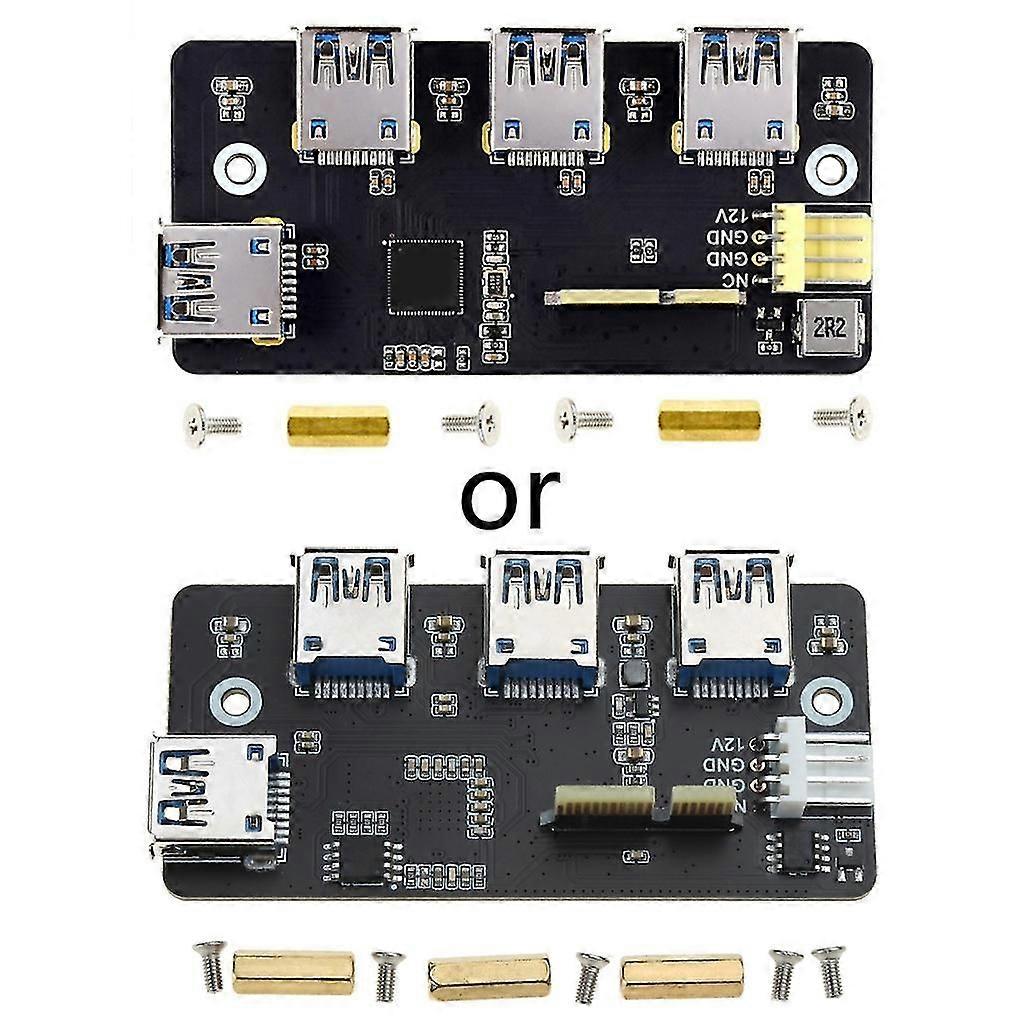 PCIe-adapter 4x til Raspberry Pi Compute Module 4 CM4 officielt IO-kort USB 3.2