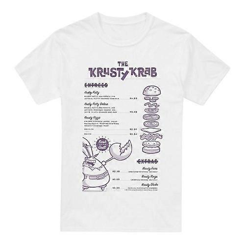 SpongeBob SquarePants Mens Krusty Krab Menu T-Shirt