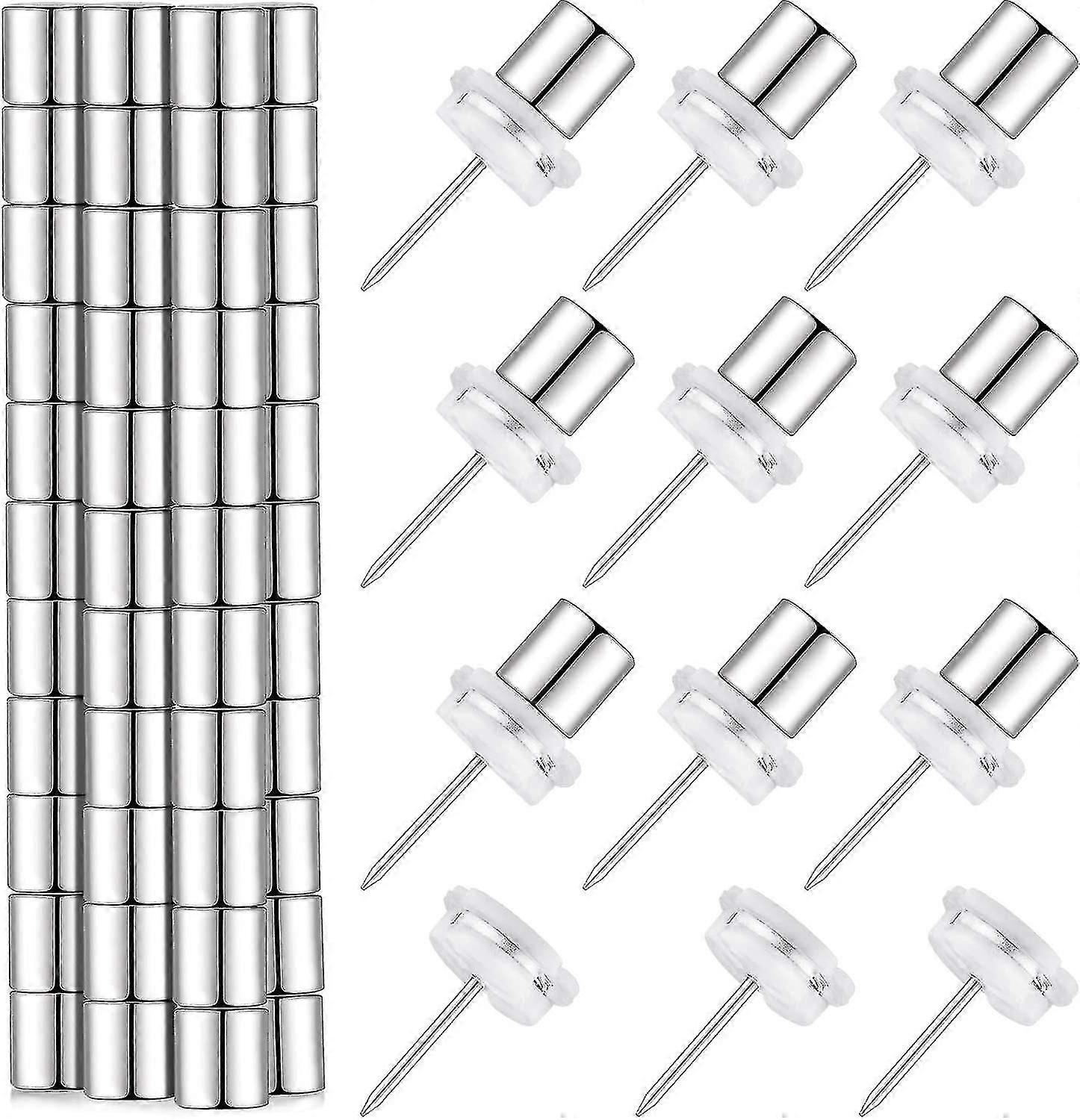 磁気プッシュピンマグネタックスマグネット鋲ポスターと壁掲示板用写真ハンガー (20)