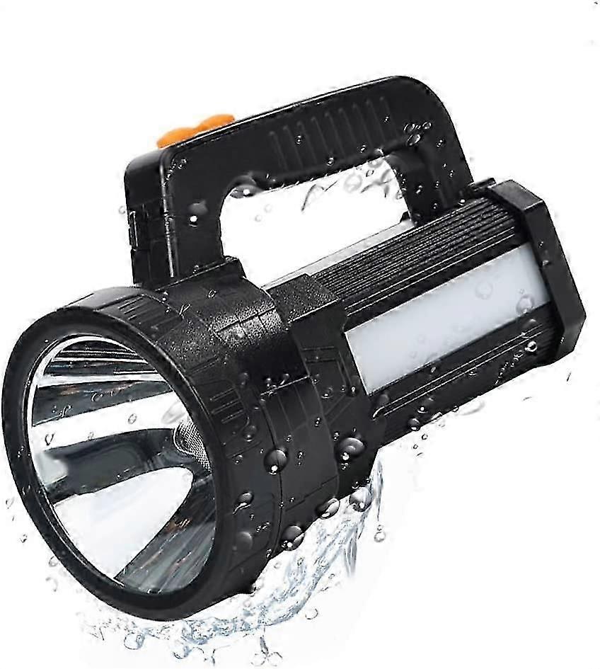IPX4 Waterproof Rechargeable LED Torch,Powerful 3-in-1 LED 9600mAH / 11000 Lumens,Portable Camping Light