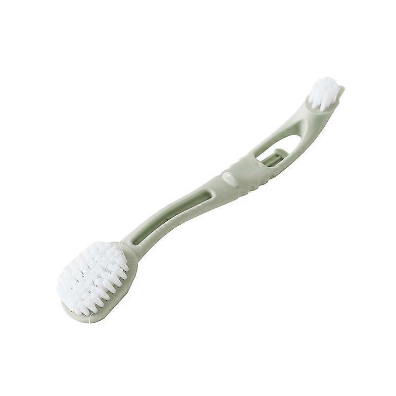 Multipurpose Reverse-Bristle Shoe Brush With Comfortable PP Handle