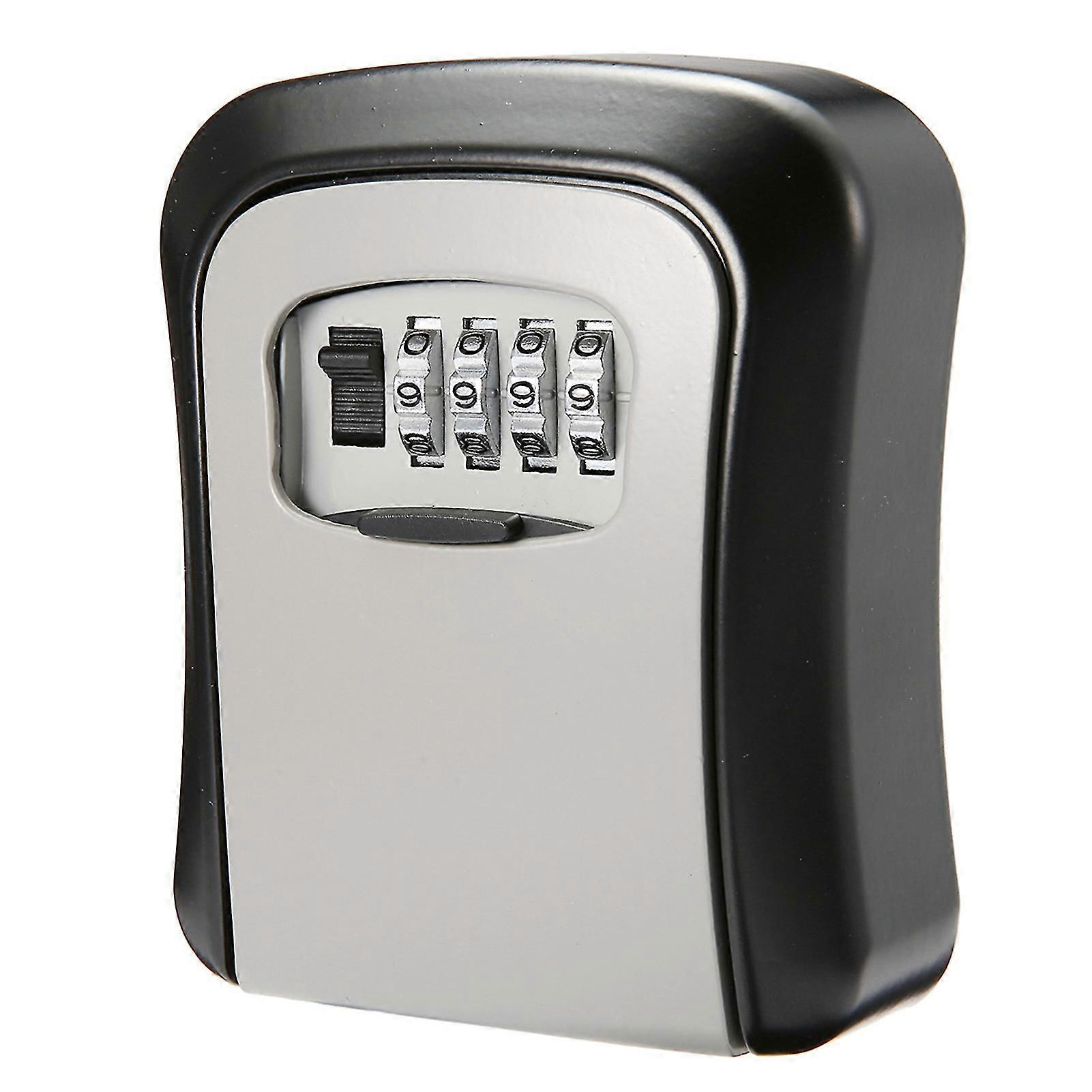 Aluminum Alloy Wall Mount Key Box 4-digit Combination Password