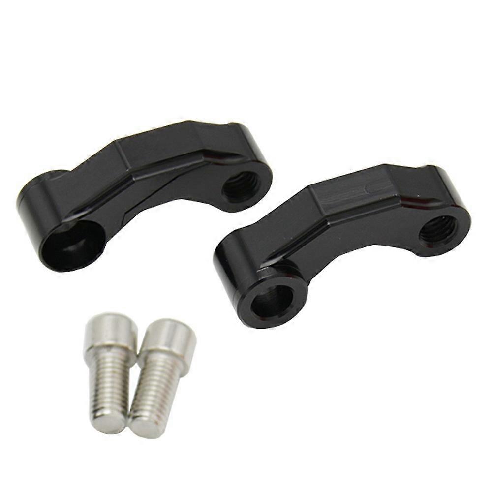 2Pcs Mirror Mount Risers 10mm Motorcycle Mirror Riser Extender Adapter Kit Riser Mount Extender