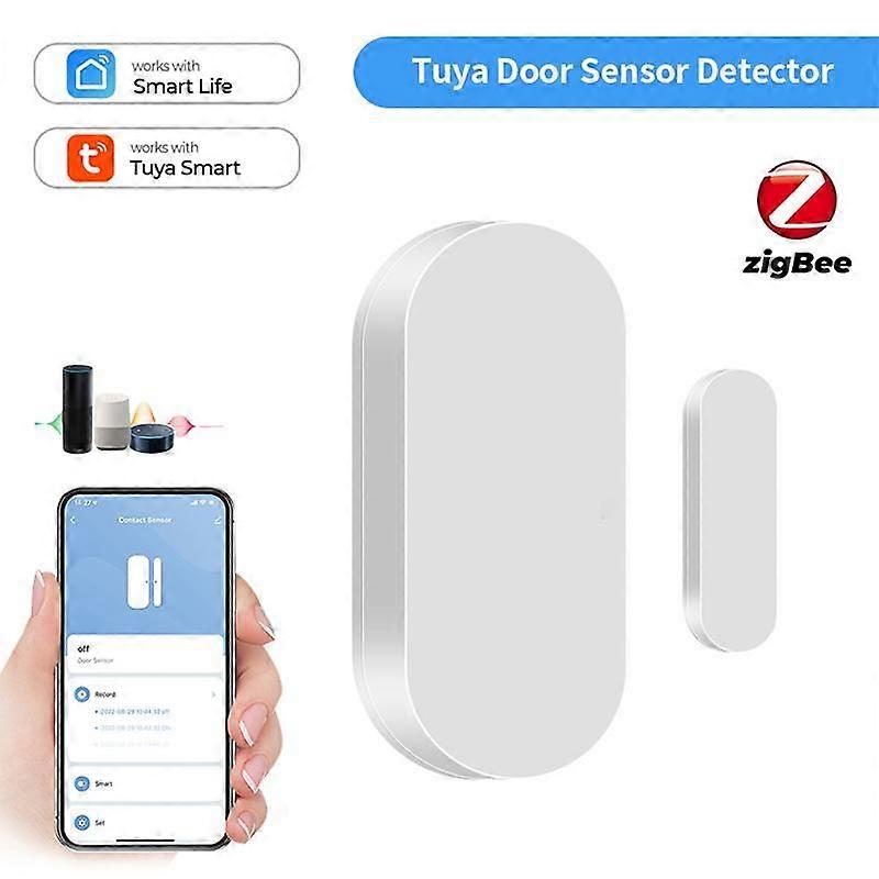 Tuya ZigBee Wireless Smart Door Sensor Smart Home Door Window Open/closed Magnetic
