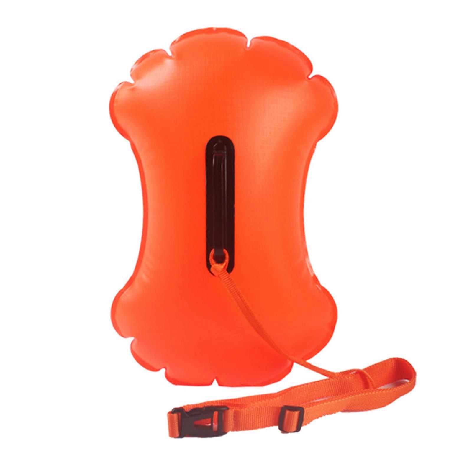 PVC Waterproof Floating Bag Suitable For Water Sports & Beach Activities Surfing Rafting Enthusiasts With Large Capacity Orange