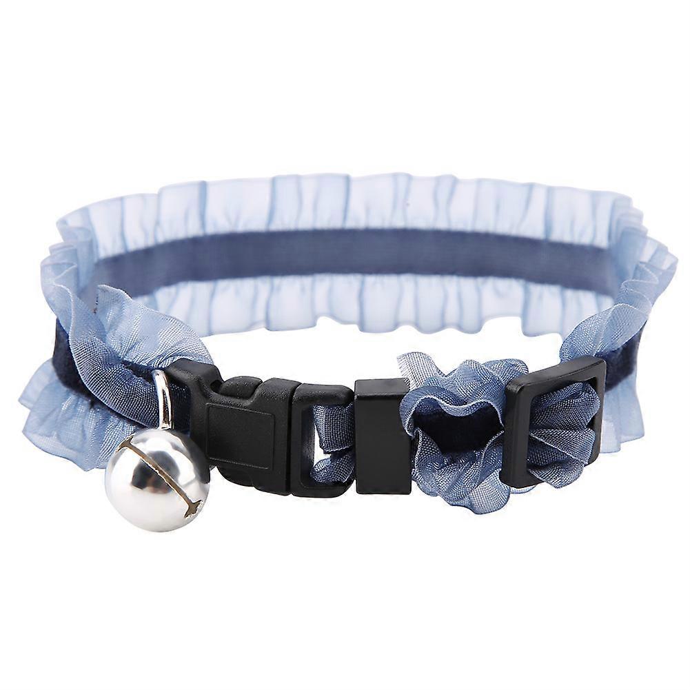Soft Dog Cat Collar With Buckle Puppy Color with Bell for Small Sized Pet