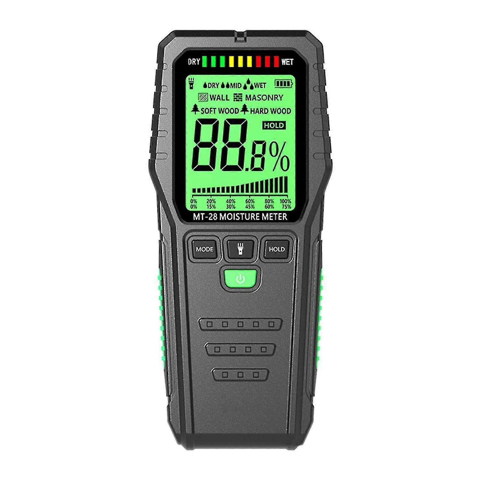 Upgraded Inductive Wood Moisture Tester Digital Lcd Display Induction Timber