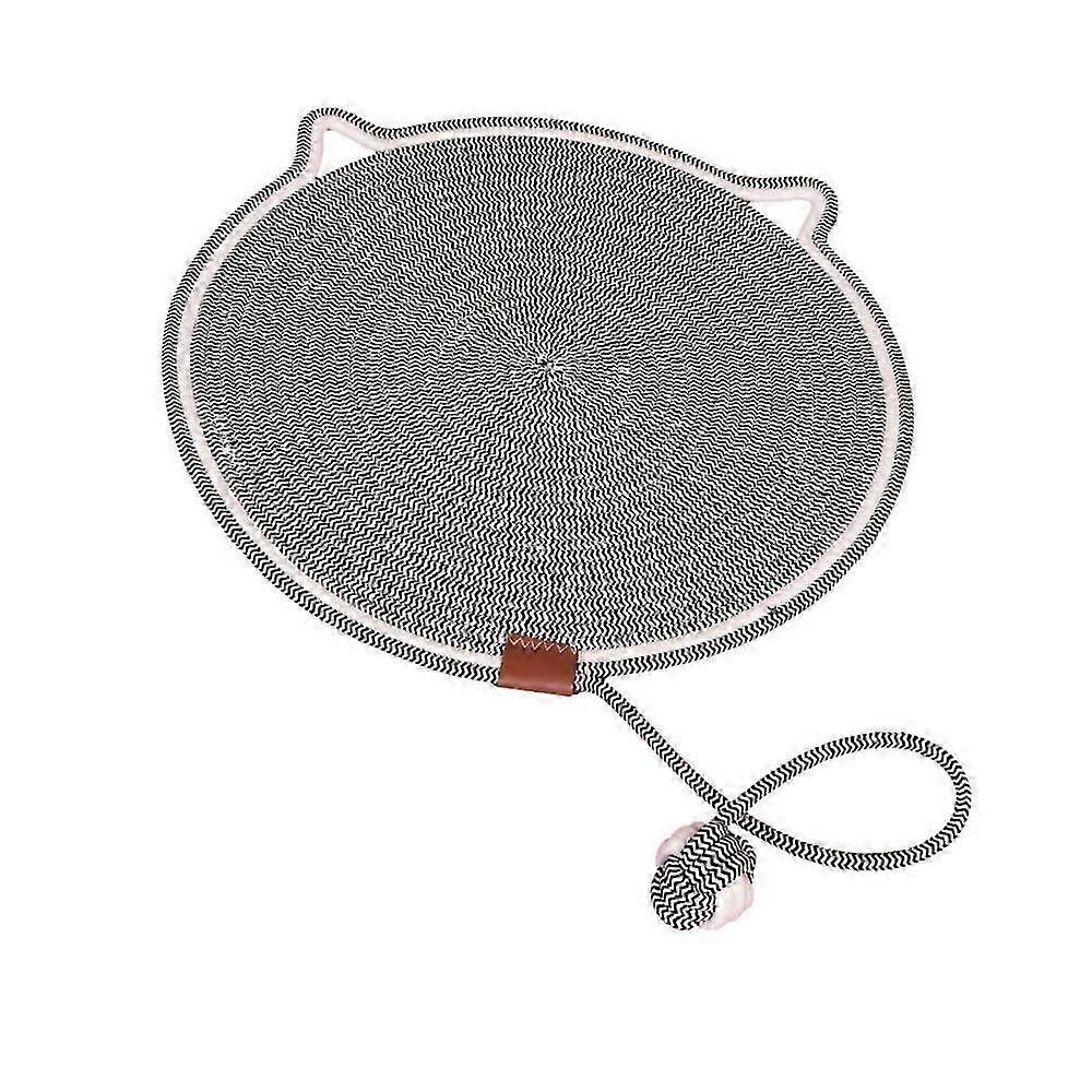 Cat Lying Mat, 3-in-1 Pet Cool Pad Multifunctional Scratching Pad with Happy Toy