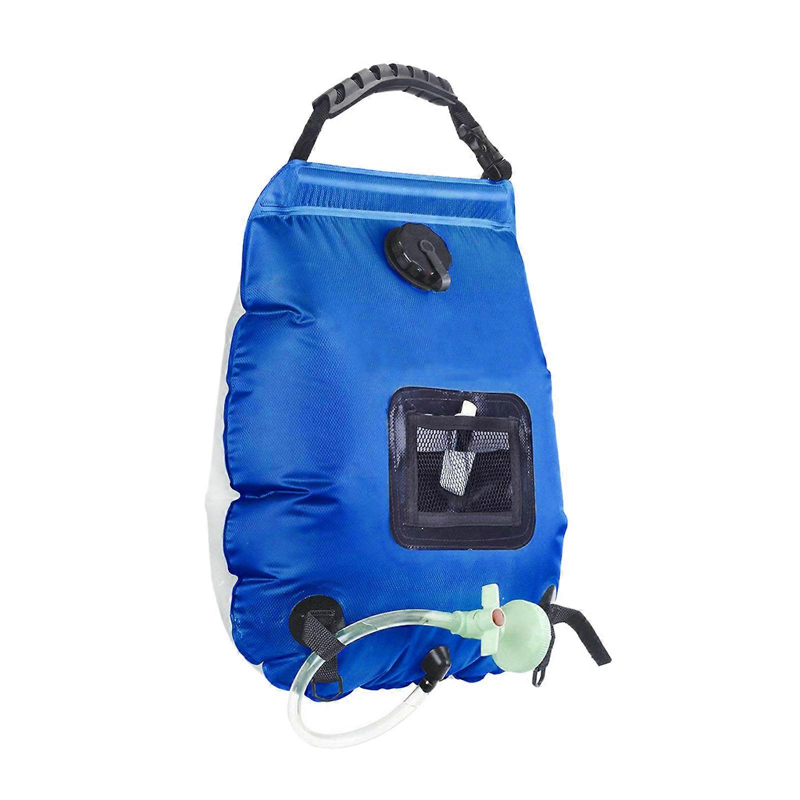 20L נייד מקלחת חימום צינור תיק דוד שמש חיצוני כחול