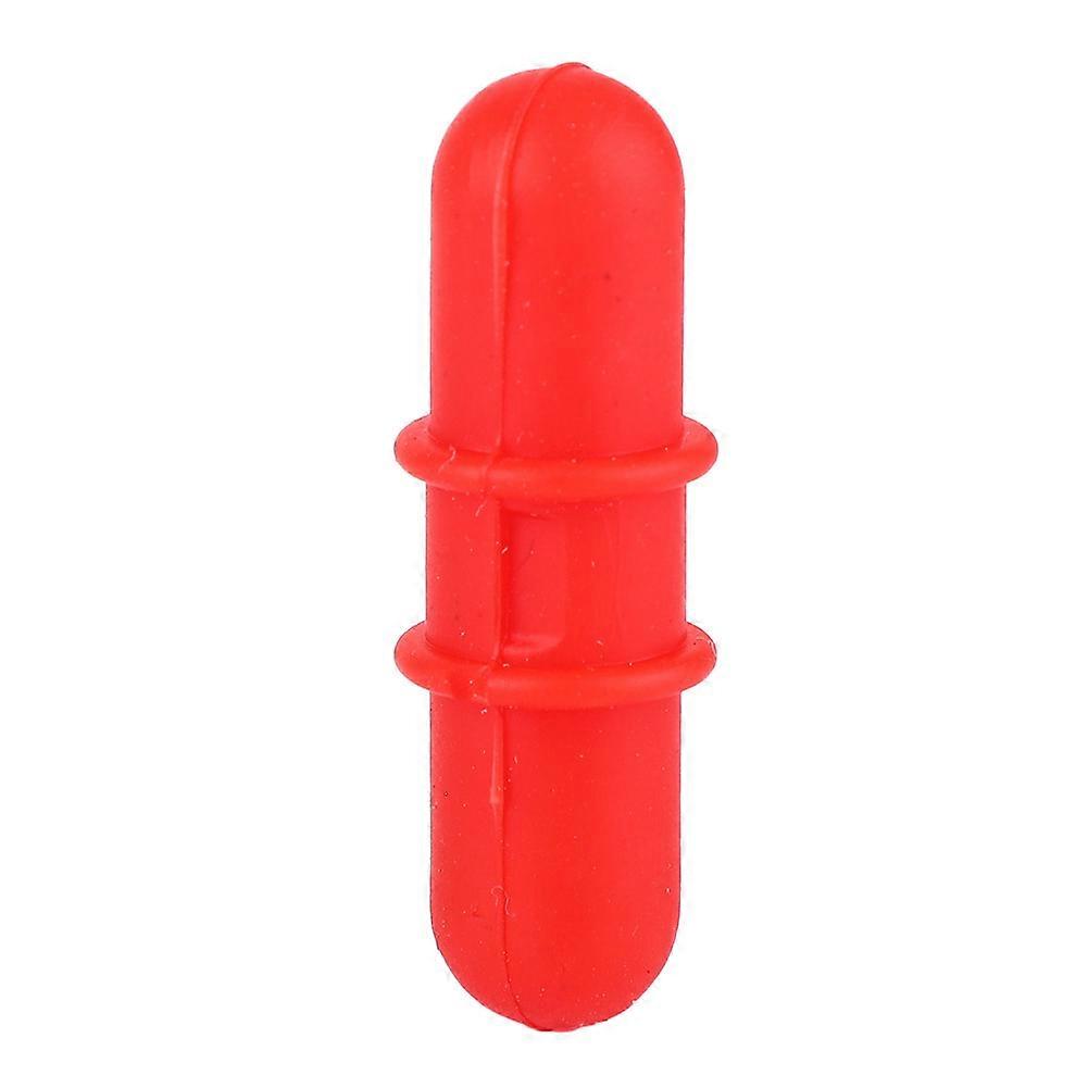 6PCS Rubber Archery Shock Absorber Bow Stabilizer Compound Bow Shooting Accessories (red)