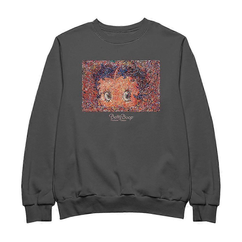 Betty Boop Abstract Expressionism Masterpiece Collection Men's Sweatshirt