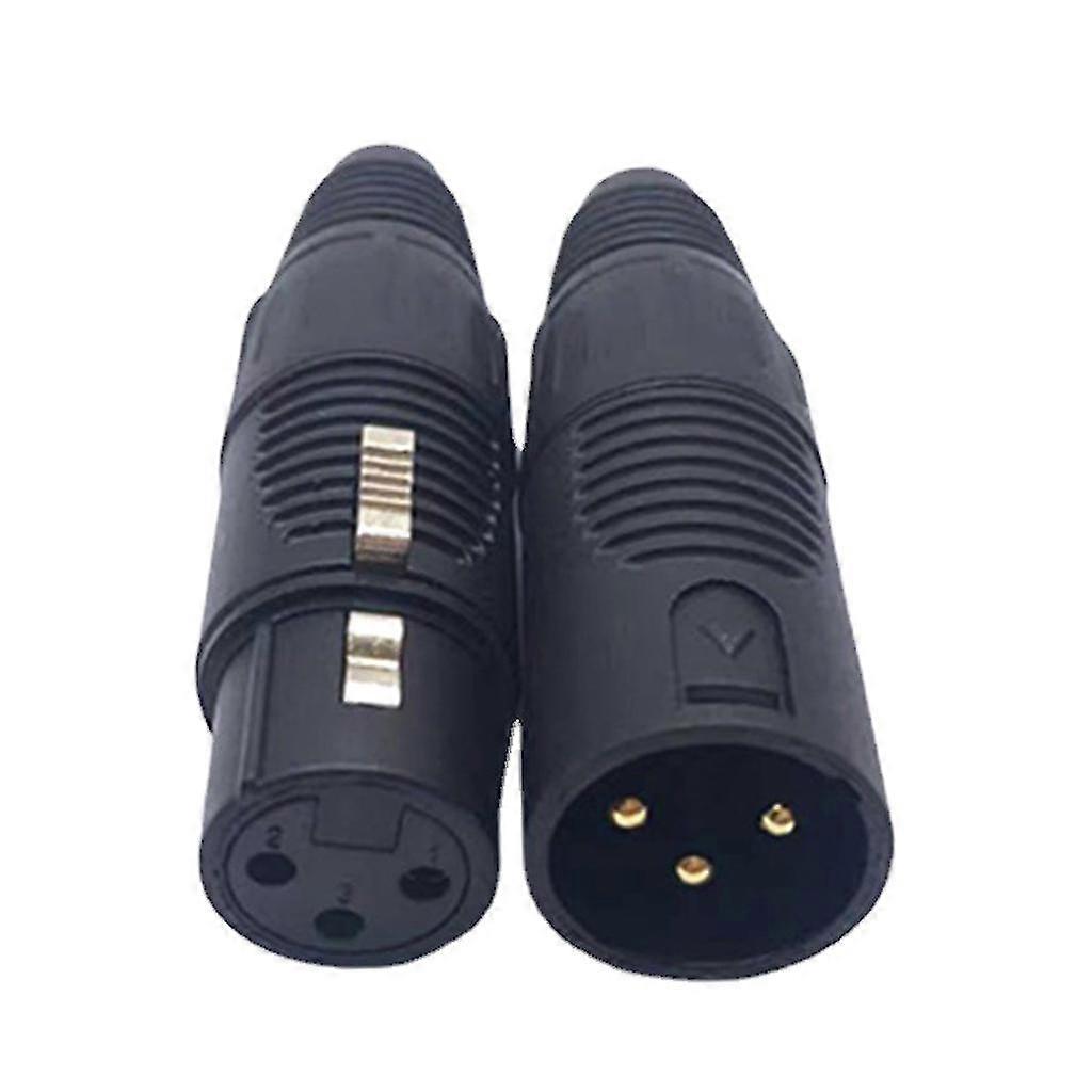 XLR 3 Pin Male/Female Audio Mic Microphone Connector for Eleectrical Bicycle Edition
