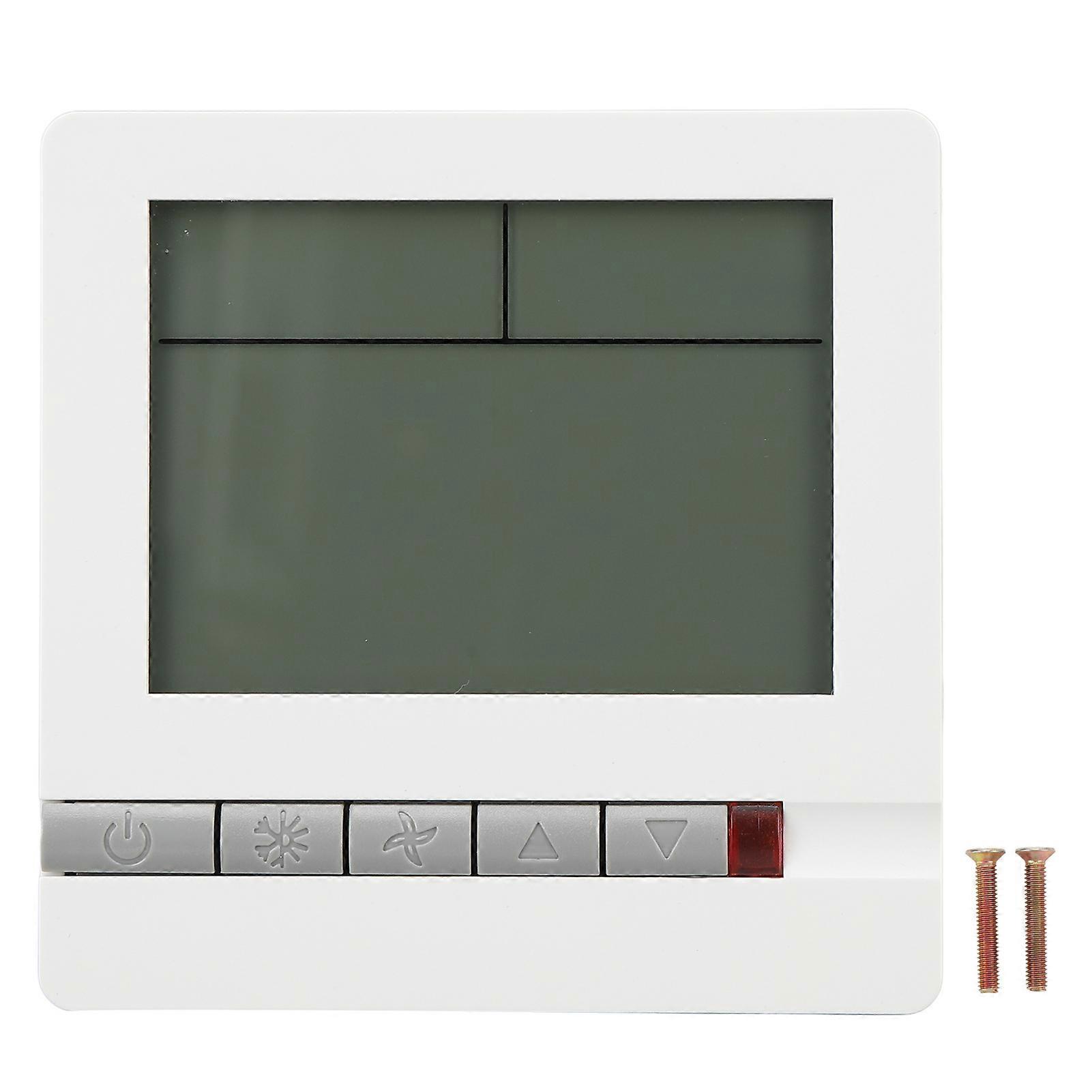 Home Thermostat LCD Display Intelligent Timer Room Humidity Temperature Monitoring Control Panel Digital Smart Thermostat