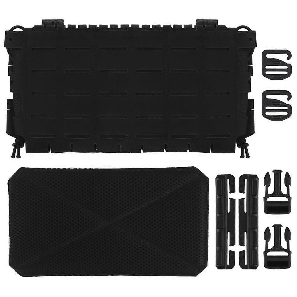 Tactical Triple Mag Pouch Hook and Loop 556 Magazine Placard,The Slicksters Adapt MOLLE Front Flap Hanging Panel