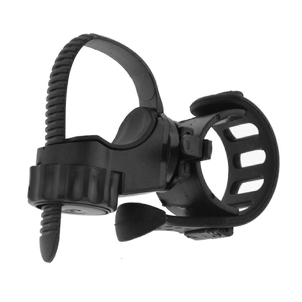 360-degree Rotatable Quick Release Bike Torch Flashlight Mount Clamp Holder Bracket (Black)