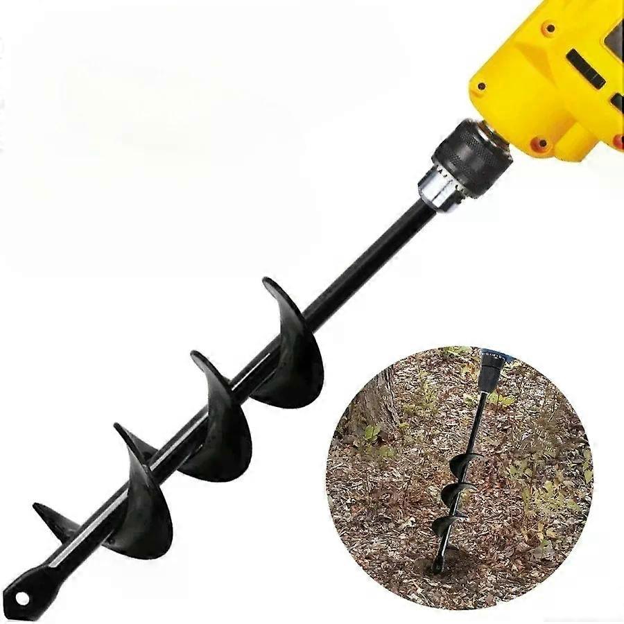 8 Sizes DIY Carbon Steel Planter Garden Auger Spiral Drill Bit Flower Planting Hole Digger Drill Bit Yard Gardening Bedding