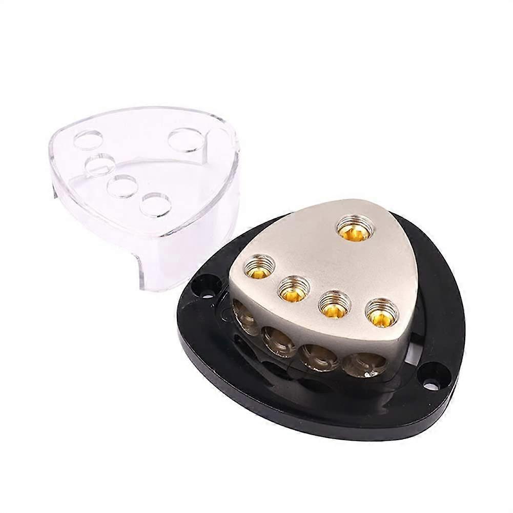 Mini Power Distribution Block For Car Audio 1 In 4 Out, Ground Block, Car Amplifier Splitter