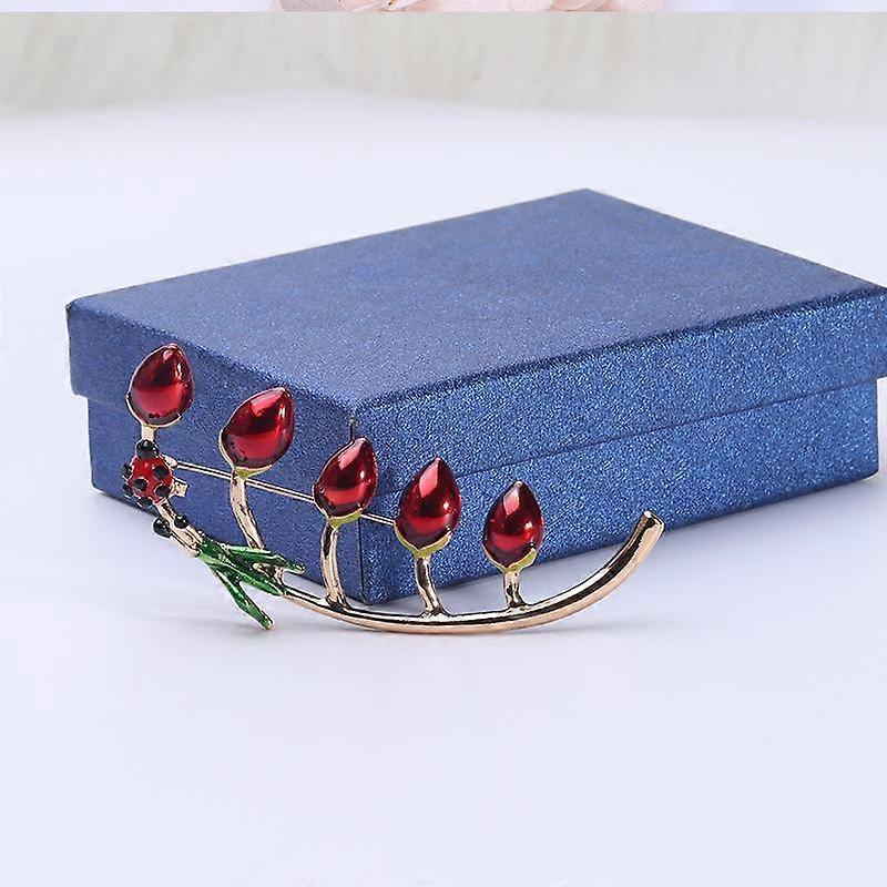 Alloy Drip Oil Leaf Beetle Brooch Brooch Versatile Small Fresh Clothing Accessories