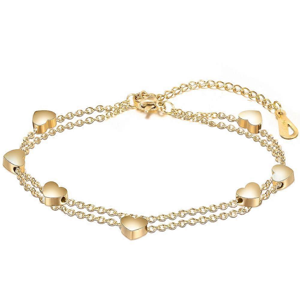 New Fashion Bohemian Style Multi-Layer Love Women Titanium Steel Bracelet