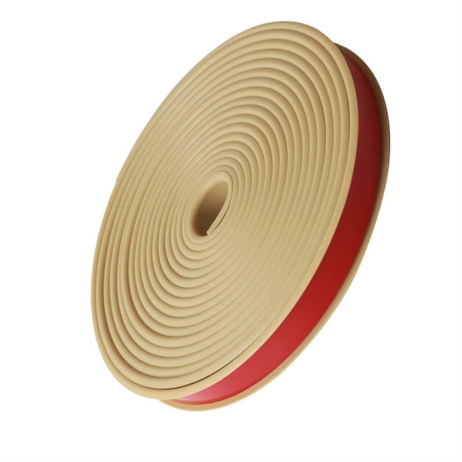 Furniture Edge Banding Self Adhesive Edging Trim Soft Silica Gel Countertop Edge Trim Flexible Edge Guard 17mm Red