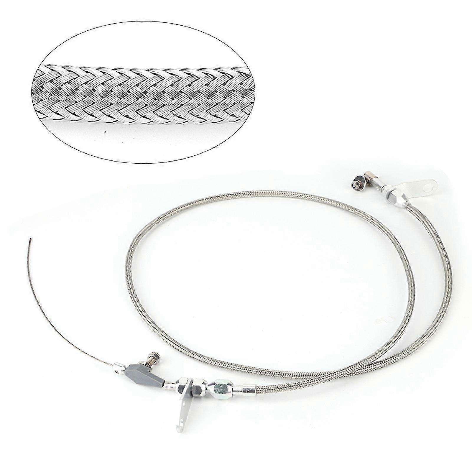 High-Performance Kickdown Cable Kit for Chrysler 904, Stainless Braided Transmission Cable