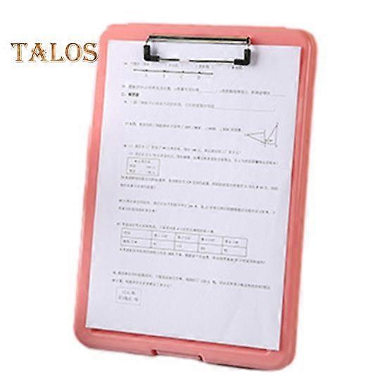 Large Capacity File Box Ergonomic Design Non-Slip Grip Pen Holder Hanging Holes File Folder Organizer