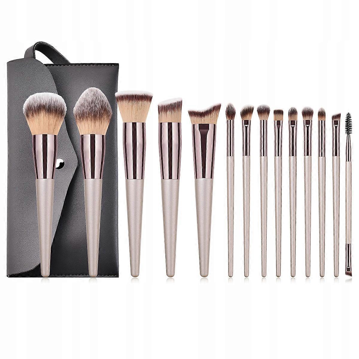Make-up Pinsel Set mit 14 Stück Etui