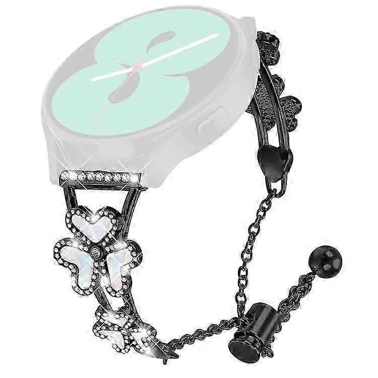 Compatible For Mibro Air Watch Strap Replacement Metal Band Heart Clover Decor