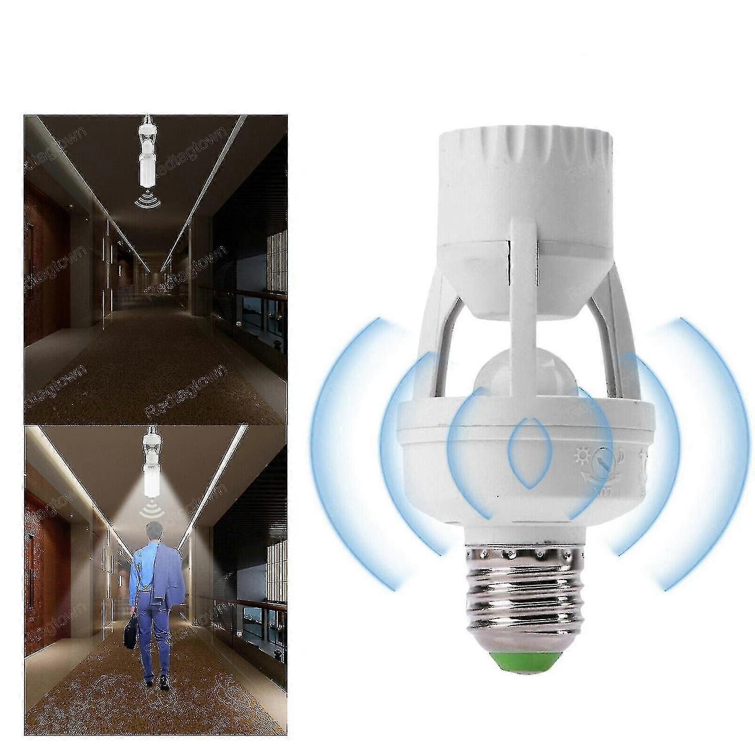 E27 Screw Light Bulb Holder LED PIR Infrared Motion Sensor Lamp Switch Socket