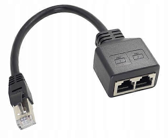 Adapter Splitter 1000 Mb/s Lan Rj45 To 2xrj45 Ftp
