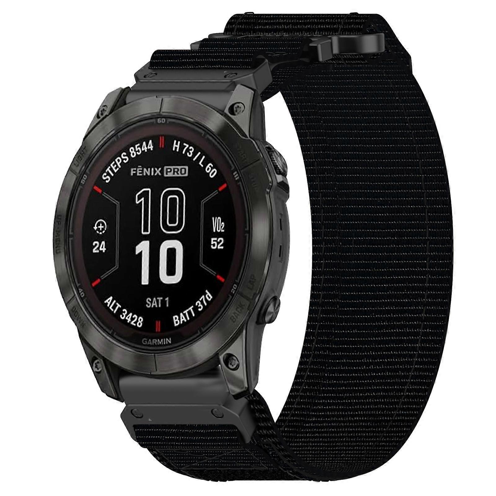 26mm Nylon Hook And Loop Fastener Watch Band