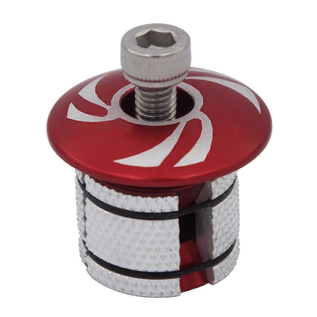 Bicycle Stem Top Cap Red