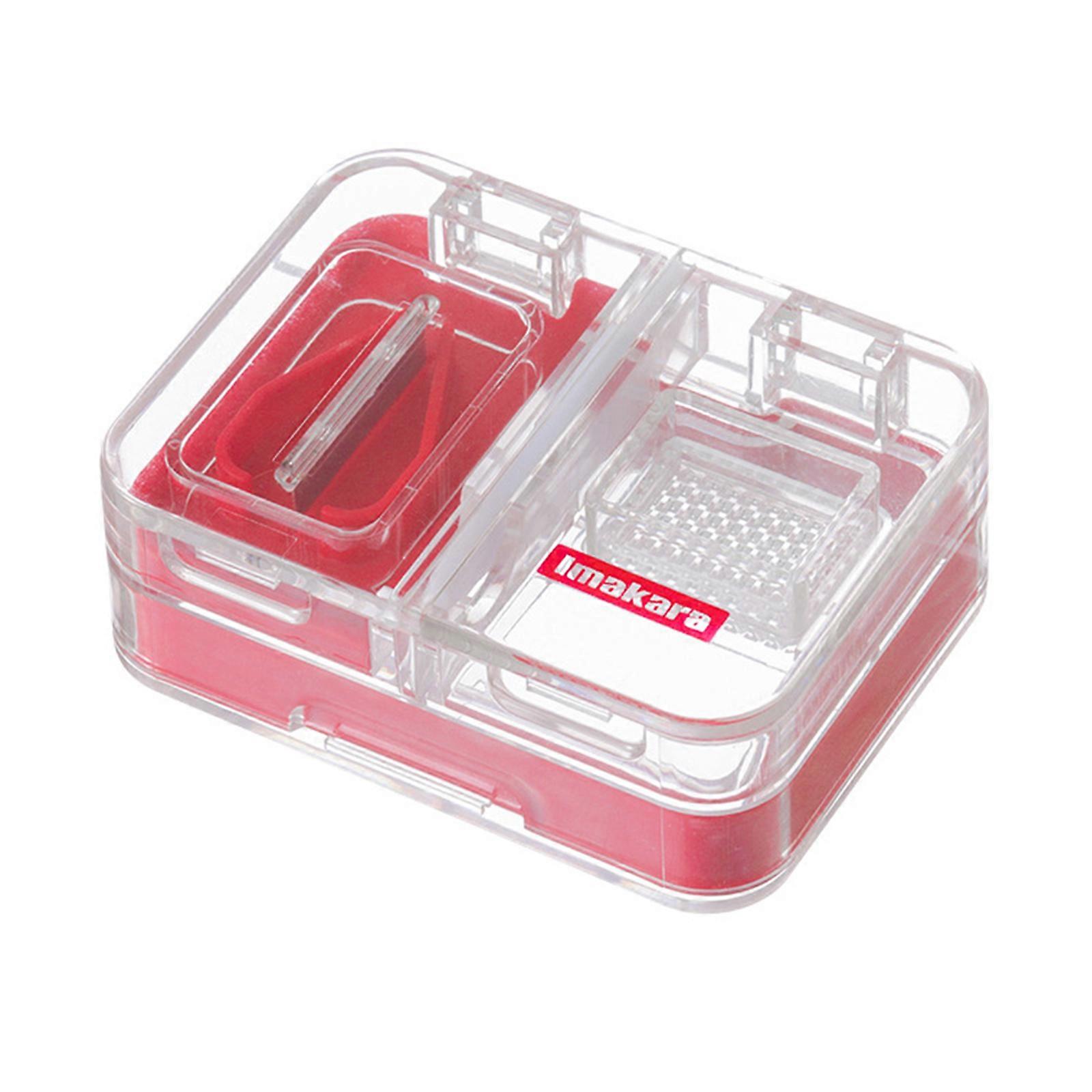 Travel for Pill Box Crushing for Pill Box Cutting Machine with Grinder Cutter Di Red