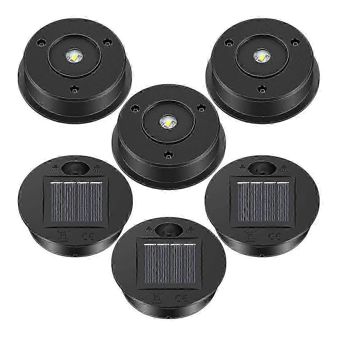 Replacement Lids for 6-Pack Solar Lanterns with LED Panels and 7 Lumens Output